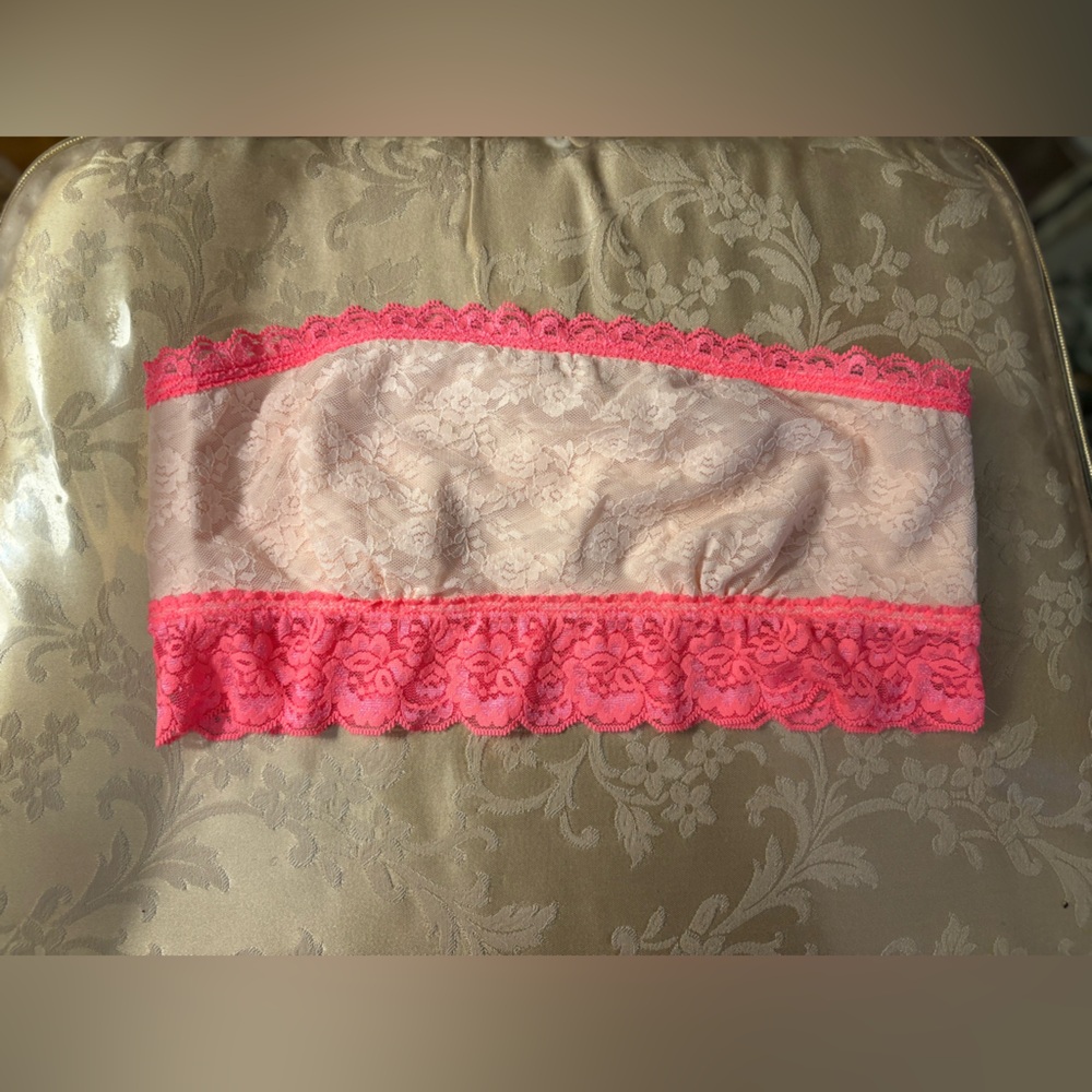 PINK Victoria's Secret Chemise Pink and Cream